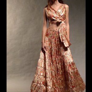 NWT Free People Printed Something Magical Dress